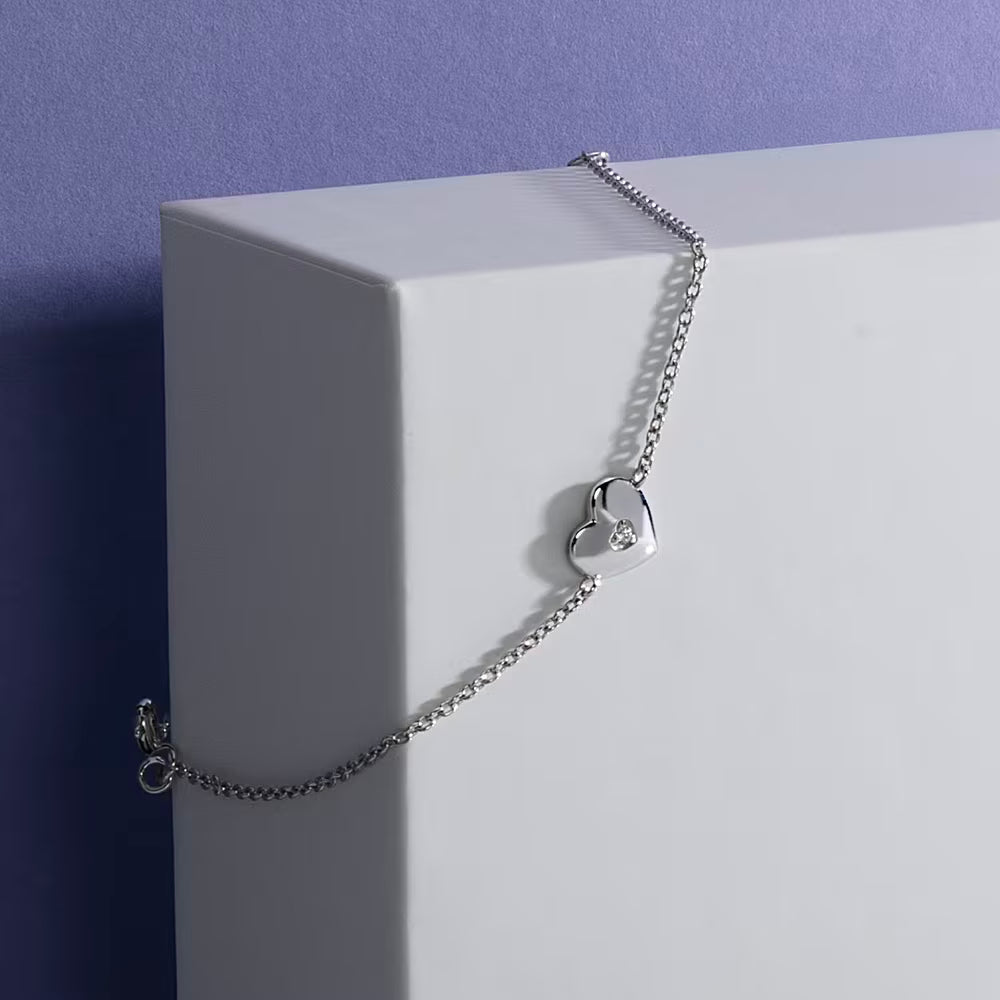 Bracciale Donna Morellato Dono in Argento con Cuore e Zircone – SAZL06 - Arena Gioielli 