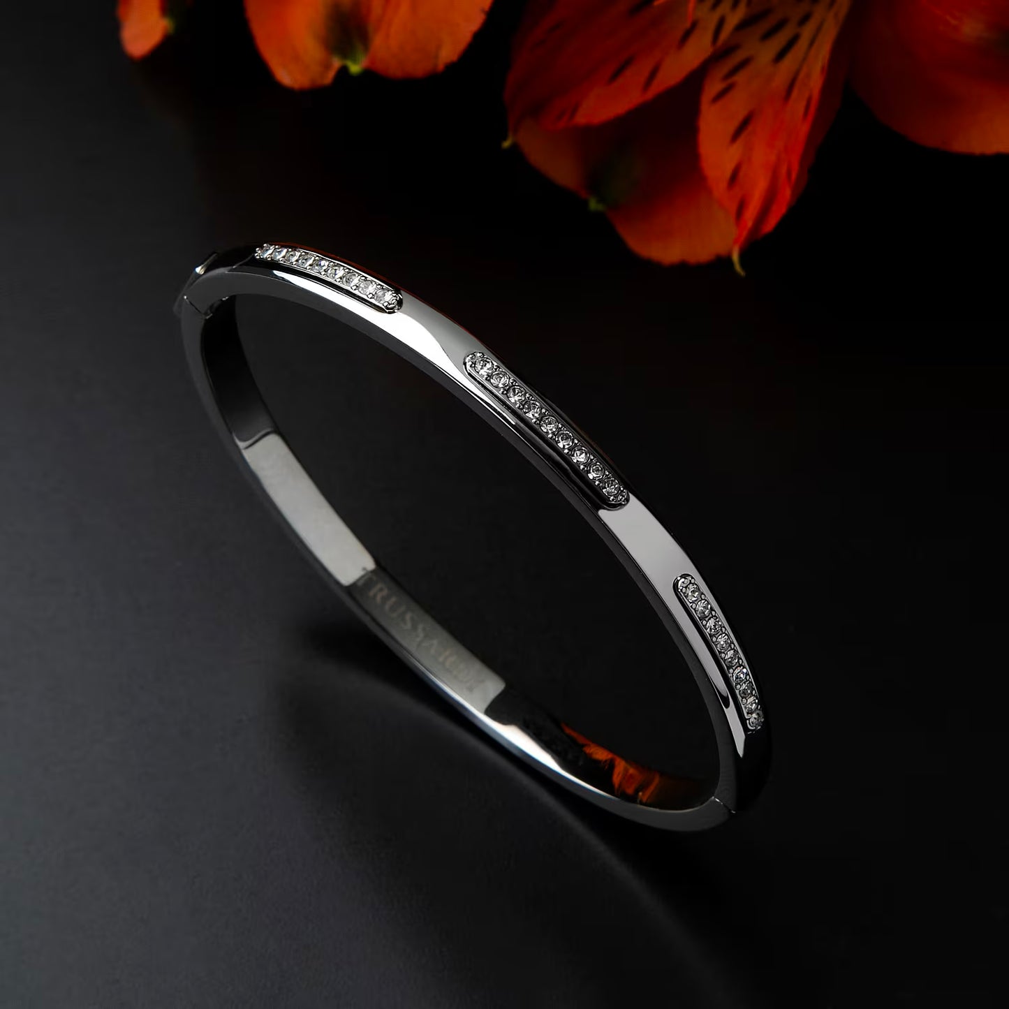 Bracciale Rigido Donna Trussardi Concept TJAYY06 – Acciaio e Cristalli