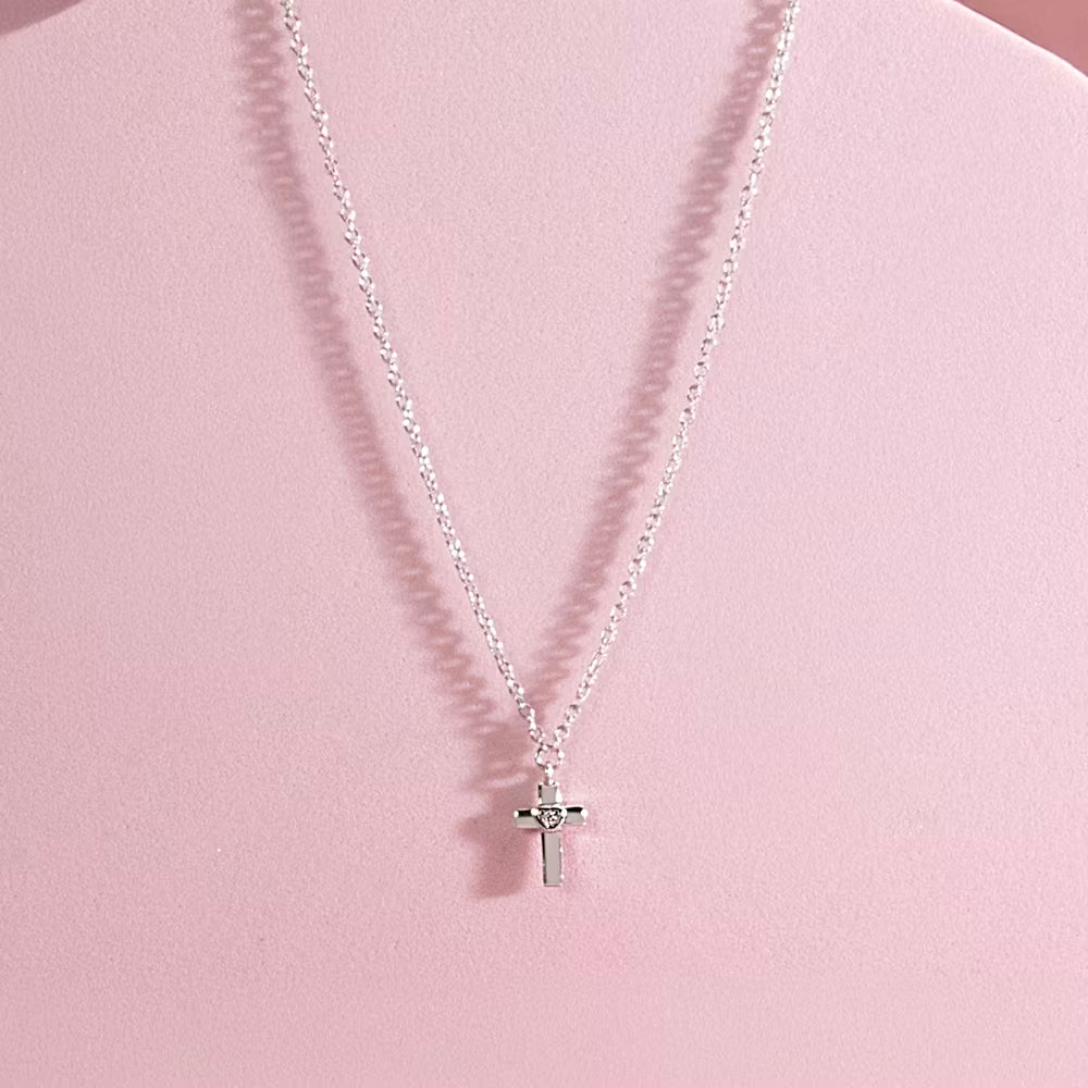 Collana Donna Morellato Dono in Argento con Pendente Croce e Zircone – SAZL03 - Arena Gioielli  - Morellato