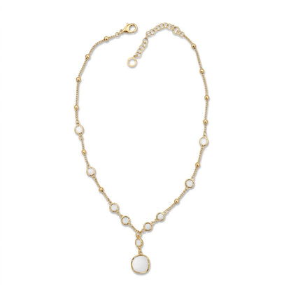Collana Donna Sovrani Ottone Dorato Bianca J11581