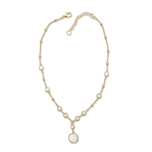 Collana Donna Sovrani Ottone Dorato Bianca J11581 - Arena Gioielli - Sovrani