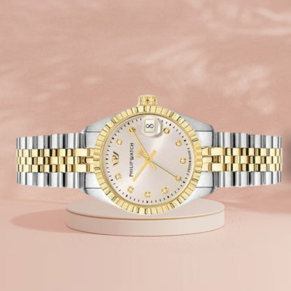 Orologio Donna Philip Watch Caribe Acciaio Oro Diamanti - Arena Gioielli