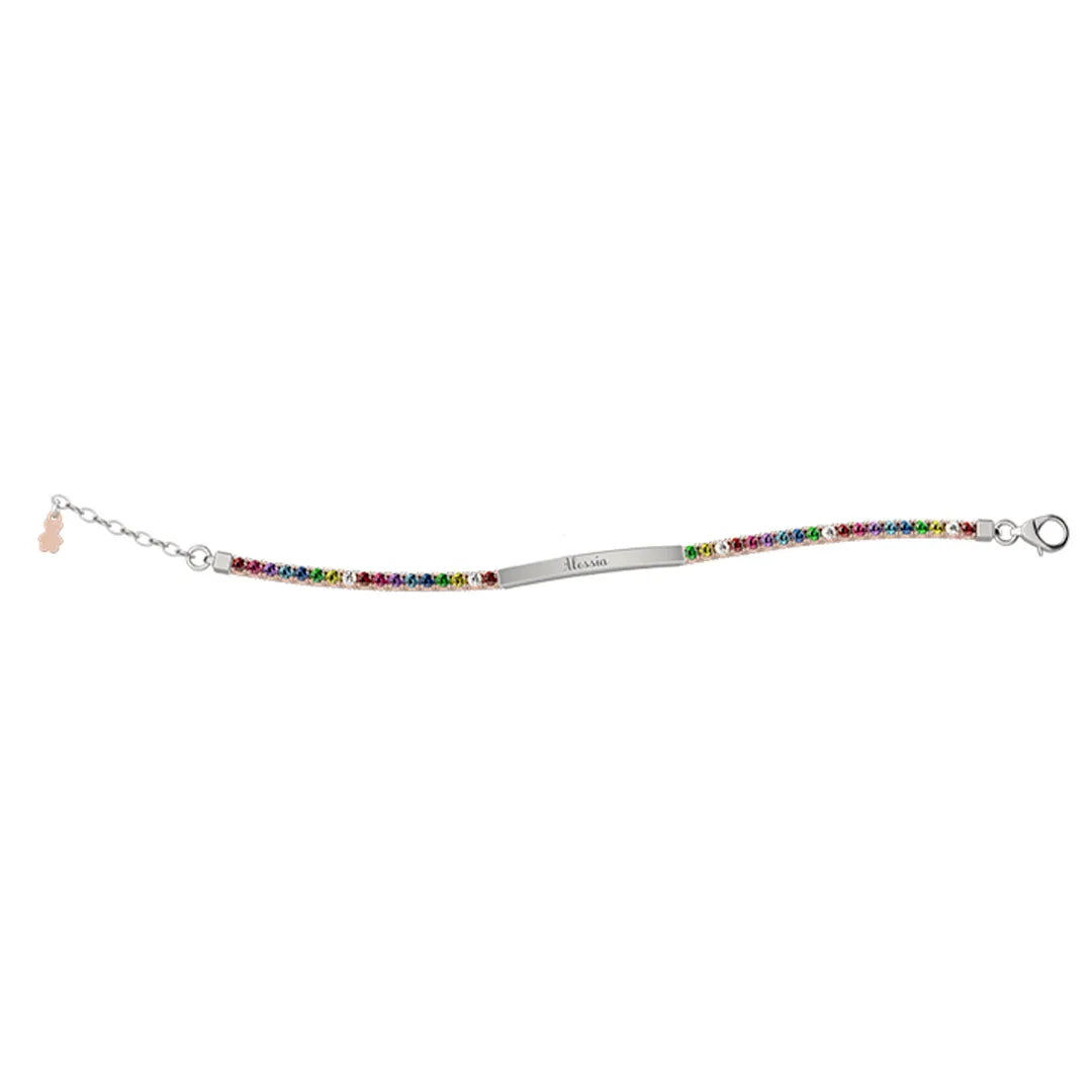 Bracciale tennis argento bambina Nanan NAN0336 - Arena Gioielli 