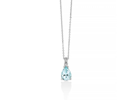 Collana donna Miluna acquamarina CLD4726