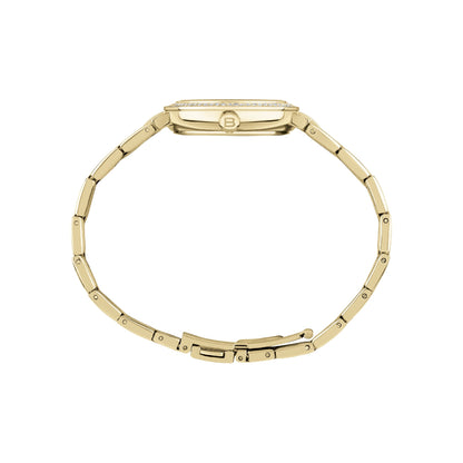 Orologio Solo Tempo Donna Breil Tribe Dance Floor EW0561 in Acciaio IP Gold con Cristalli e Quadrante Bianco
