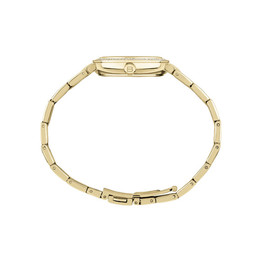 Orologio Solo Tempo Donna Breil Tribe Dance Floor EW0561 in Acciaio IP Gold con Cristalli e Quadrante Bianco - Arena Gioielli  - Breil