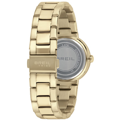 Orologio Solo Tempo Donna Breil Tribe Dance Floor EW0561 in Acciaio IP Gold con Cristalli e Quadrante Bianco