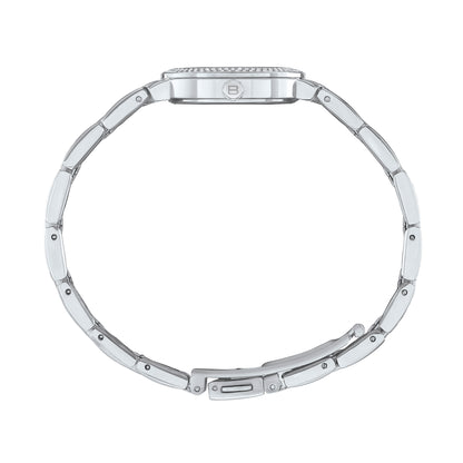 Orologio Solo Tempo Donna Breil Tribe Dance Floor Petit EW0830 in Acciaio con Cristalli e Quadrante Argento