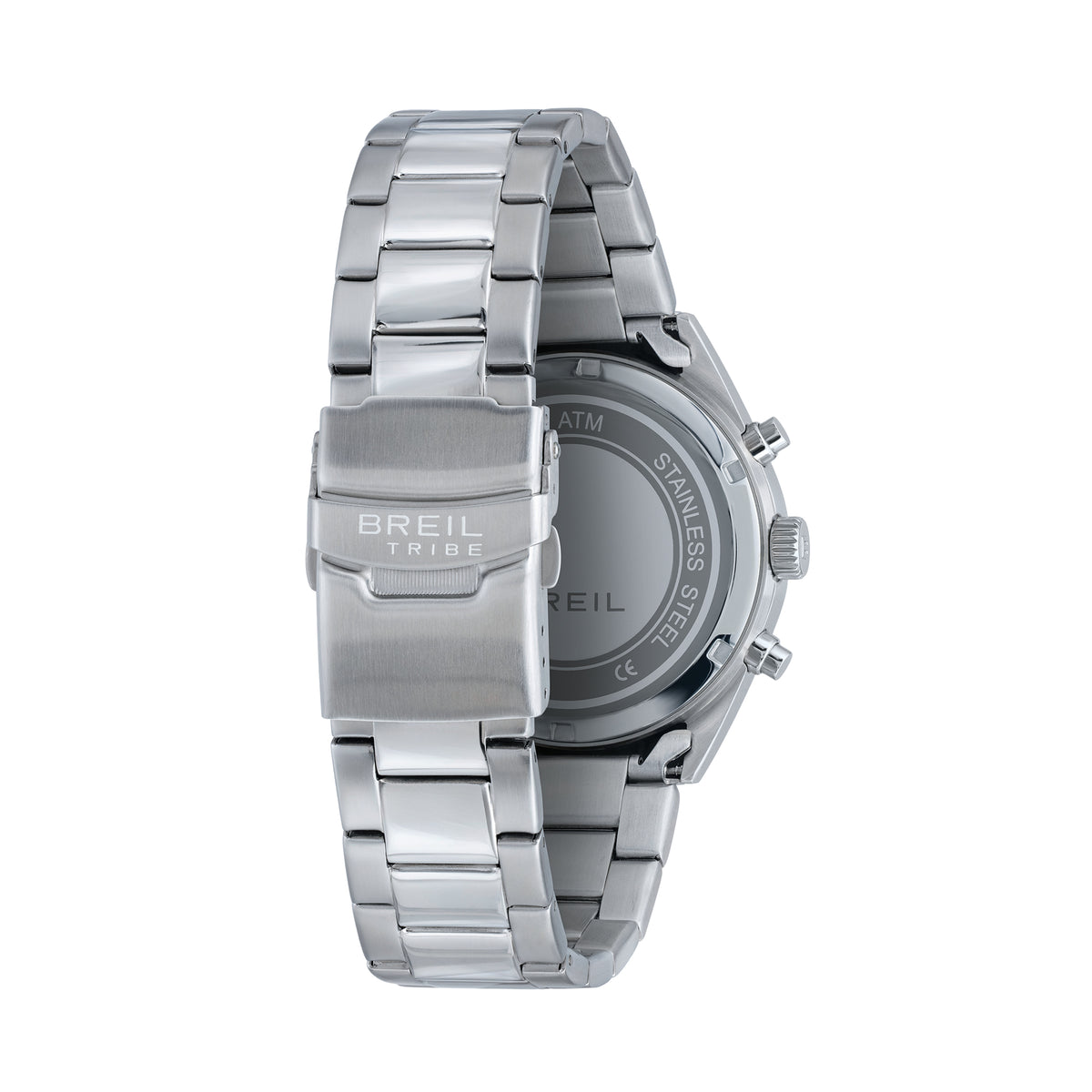 Orologio Cronografo Uomo Breil Tribe Eco EW0859 in Acciaio Silver con Quadrante Nero 42 mm - Breil