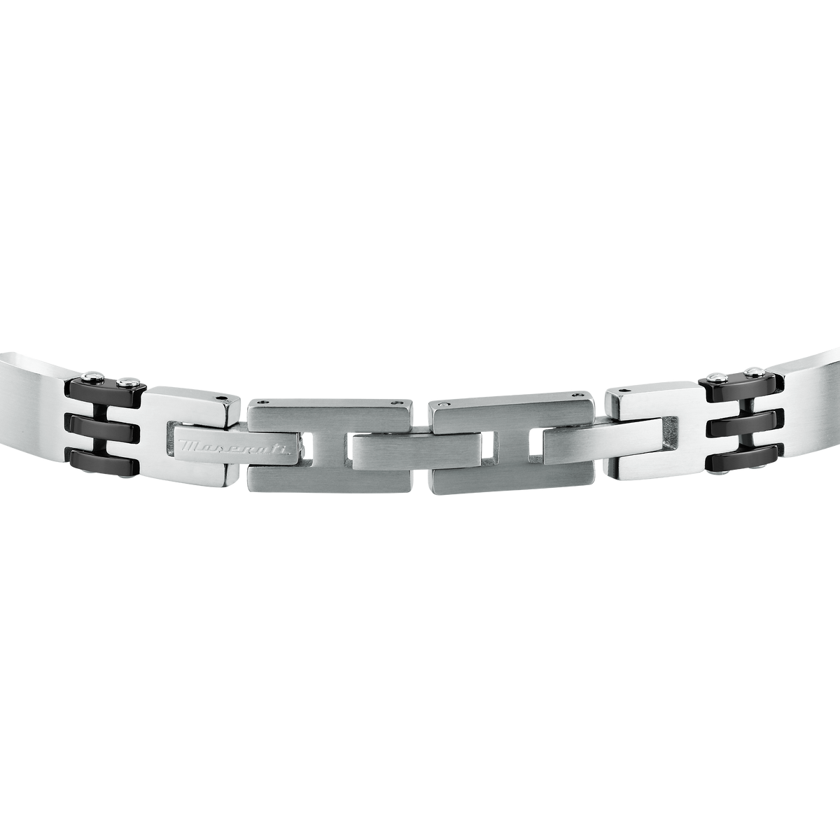 Bracciale Uomo Maserati Ceramic a Catena in Acciaio e Ceramica con Dettagli Rose Gold e Neri JM426ATZ103 - Maserati