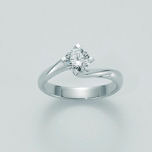 Solitario oro e diamante naturale da 0,20 ct. - Arena Gioielli