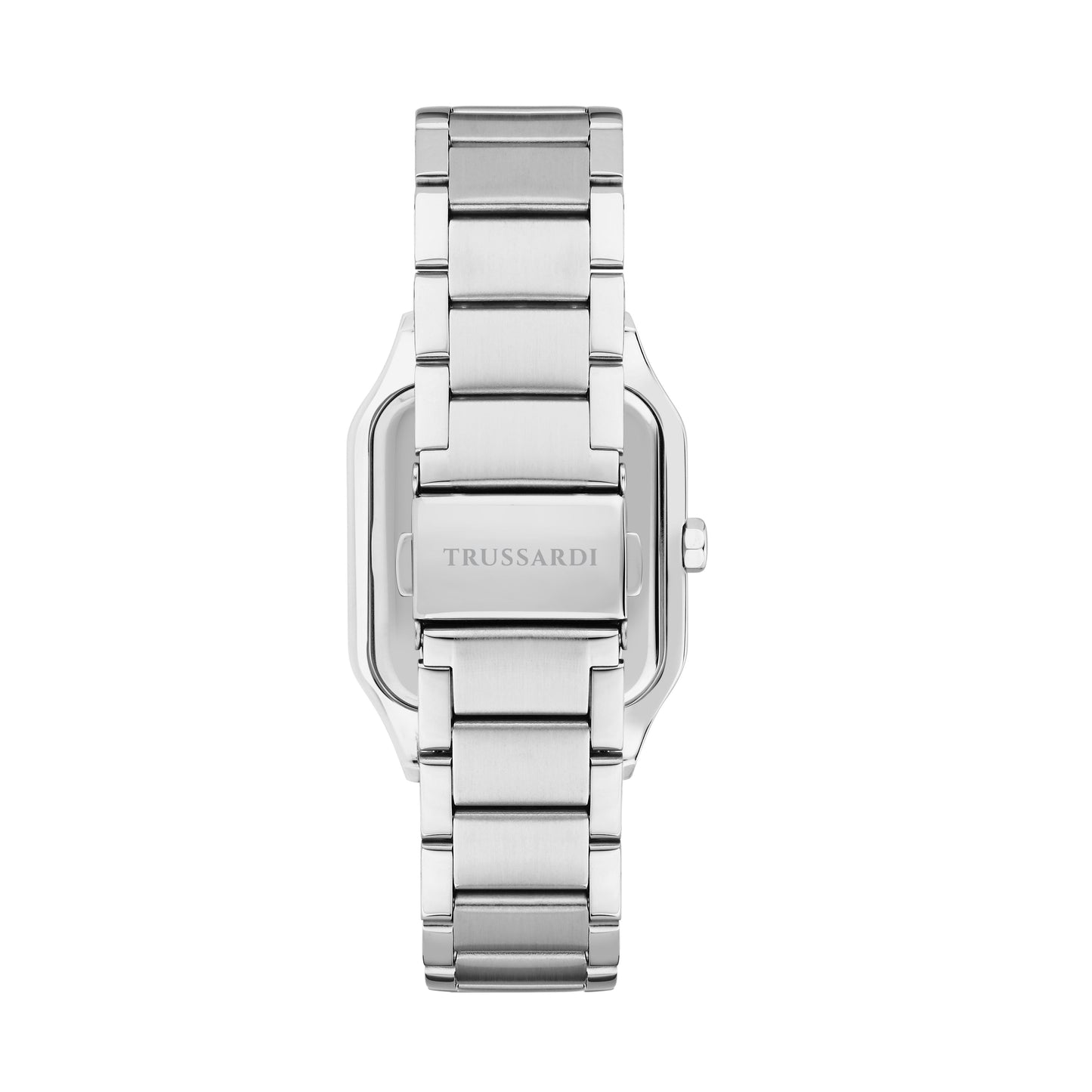 Orologio Uomo Trussardi T-Quadro Solo Tempo in Acciaio Silver con Quadrante Blu R2453178001 - Trussardi