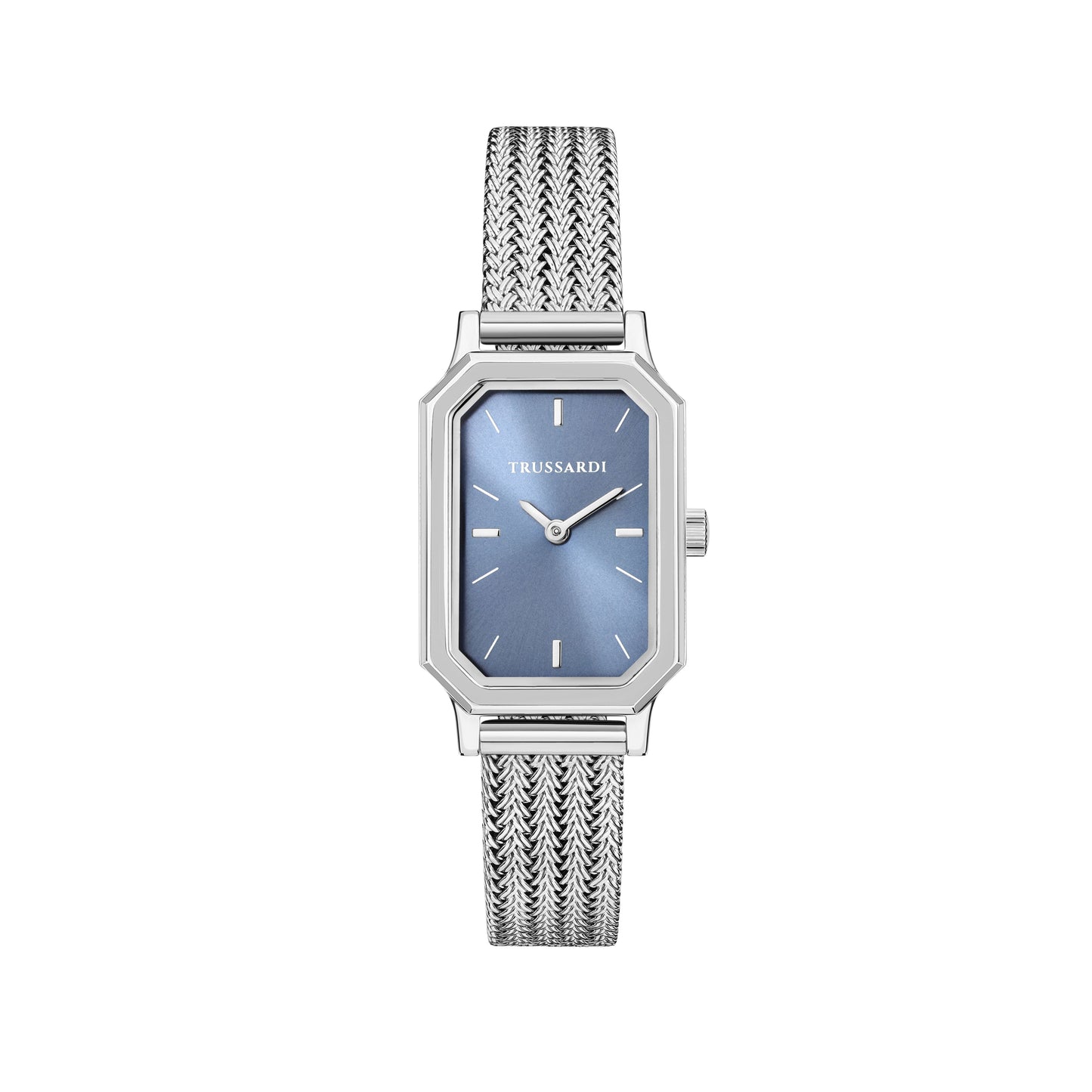Orologio Donna Trussardi T-Brera Solo Tempo in Acciaio Silver con Quadrante Blu R2453179506 - Trussardi