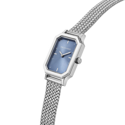 Orologio Donna Trussardi T-Brera Solo Tempo in Acciaio Silver con Quadrante Blu R2453179506