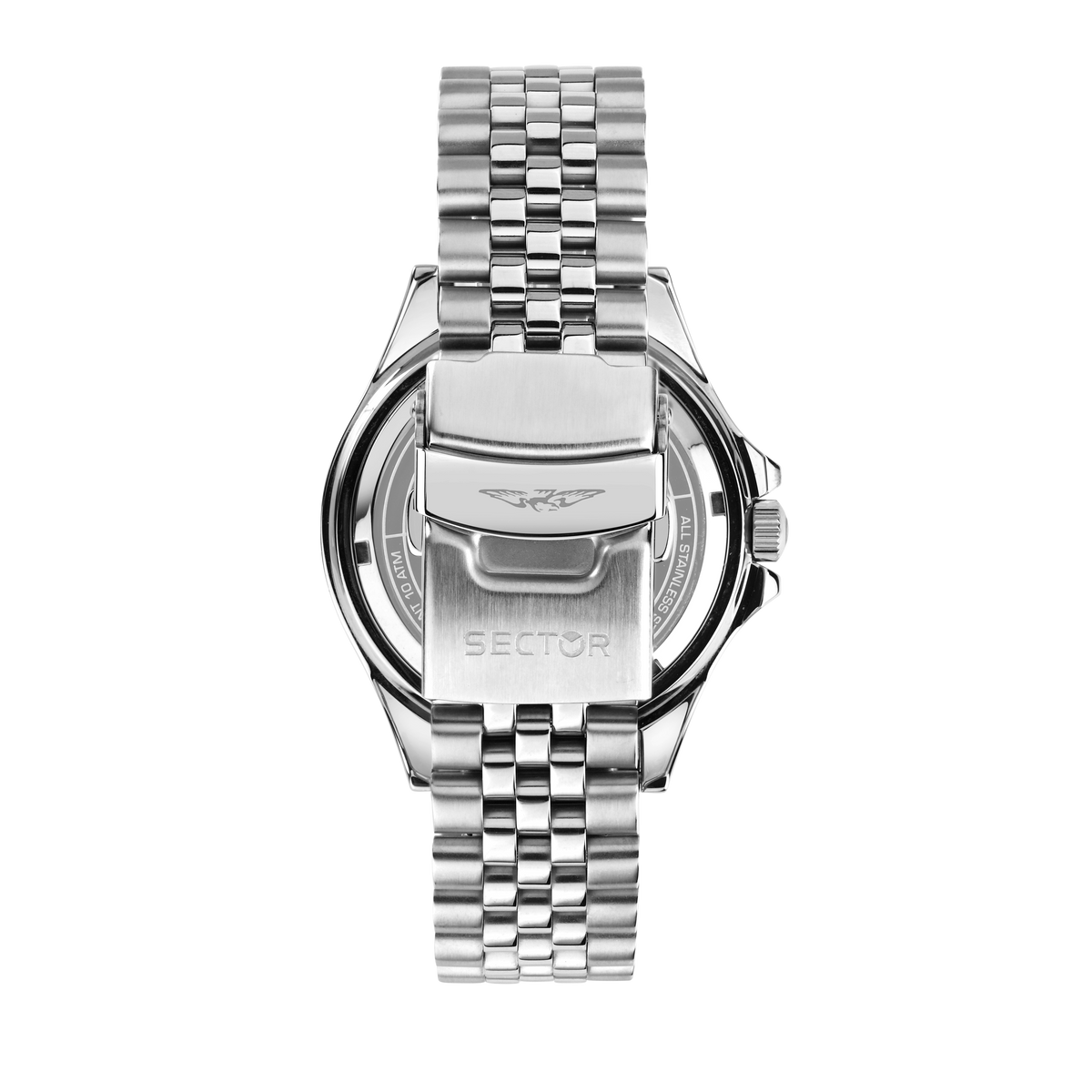 Orologio Uomo Sector 230 Automatico Skeleton in Acciaio Silver con Lunetta Blu R3223161025 - Arena Gioielli
