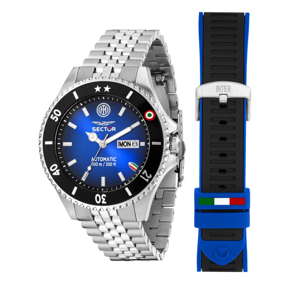 Orologio Uomo Sector Serie 230 Inter Edizione Limitata Automatico in Acciaio R3223161027 - Arena Gioielli - Sector