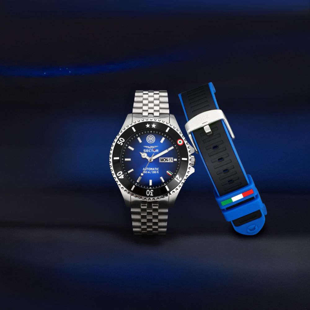 Orologio Uomo Sector Serie 230 Inter Edizione Limitata Automatico in Acciaio R3223161027 - Arena Gioielli - Sector