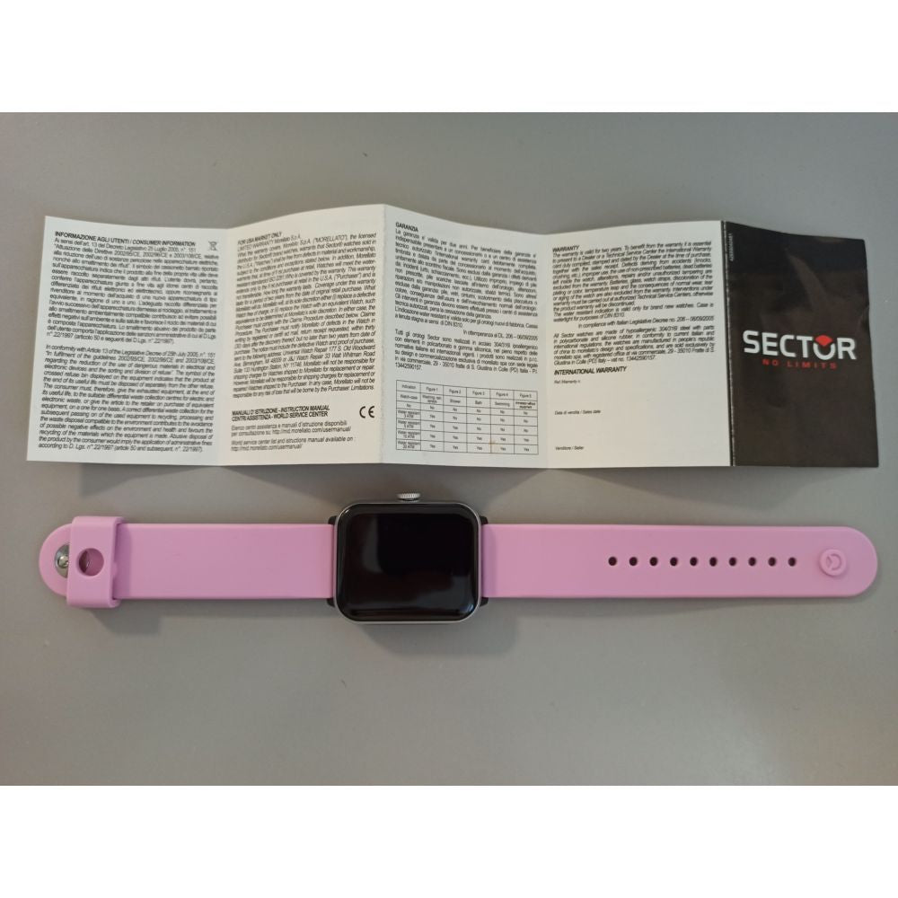 Orologio  Smartwatch unisex Sector  S-08 R3251303008 - Arena Gioielli 