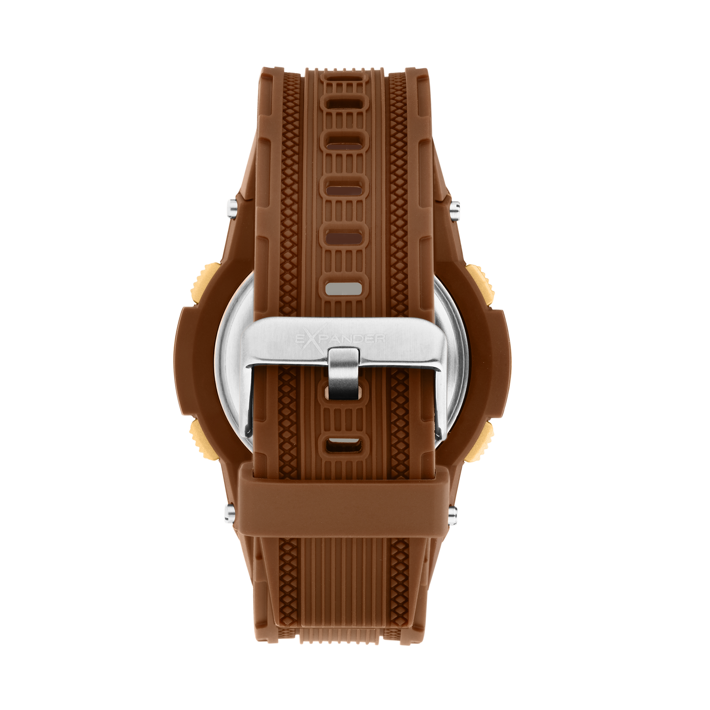 Orologio Digitale Uomo Sector Ex-54 Cinturino Poliuretano Marrone R3251353001 - Sector