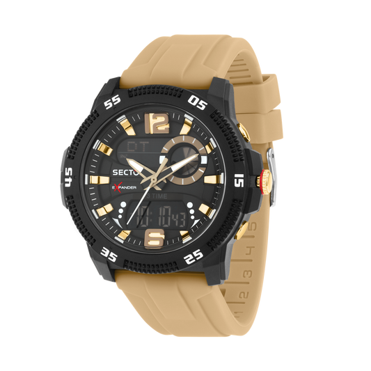 Orologio Digitale Uomo Sector Ex-56 Cinturino Marrone R3251355003 - Arena Gioielli - Sector
