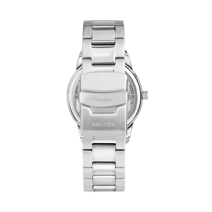 Orologio Uomo Sector 660 Solo Tempo in Acciaio Silver con Quadrante Verde R3253517034