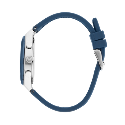 Orologio Uomo Sector OTTO150 Cronografo in Acciaio Silver e Silicone Blu R3271650001 - Arena Gioielli