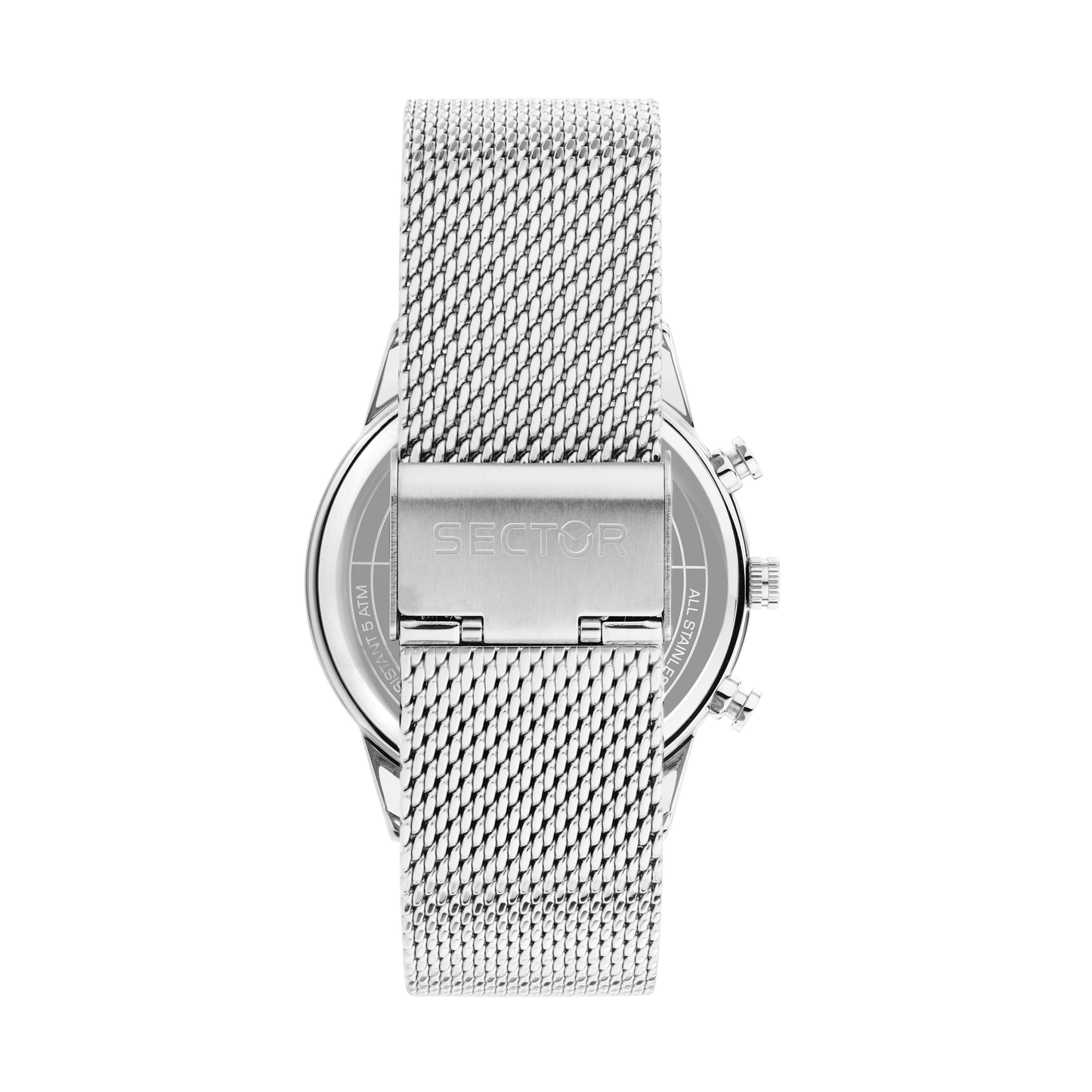 Orologio Uomo Sector Cronografo Maglia Milano Quadrante Nero R3273617011 - Sector