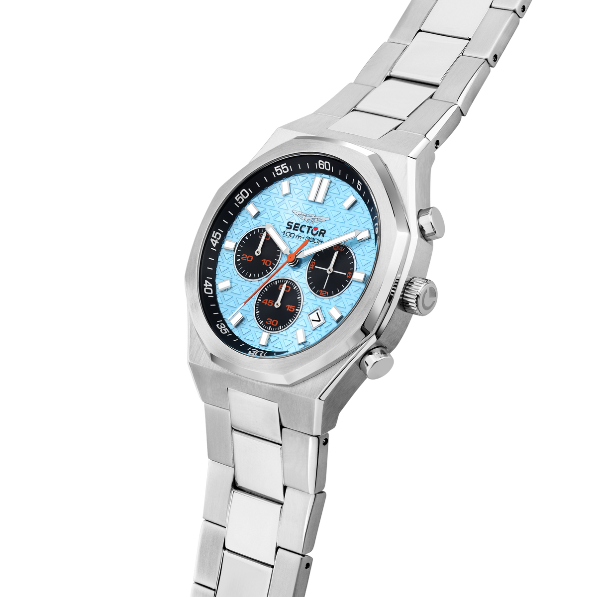 Orologio Uomo Sector OTTO150 Cronografo in Acciaio Silver con Quadrante Celeste R3273650005 - Arena Gioielli