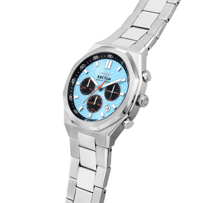 Orologio Uomo Sector OTTO150 Cronografo in Acciaio Silver con Quadrante Celeste R3273650005 - Arena Gioielli