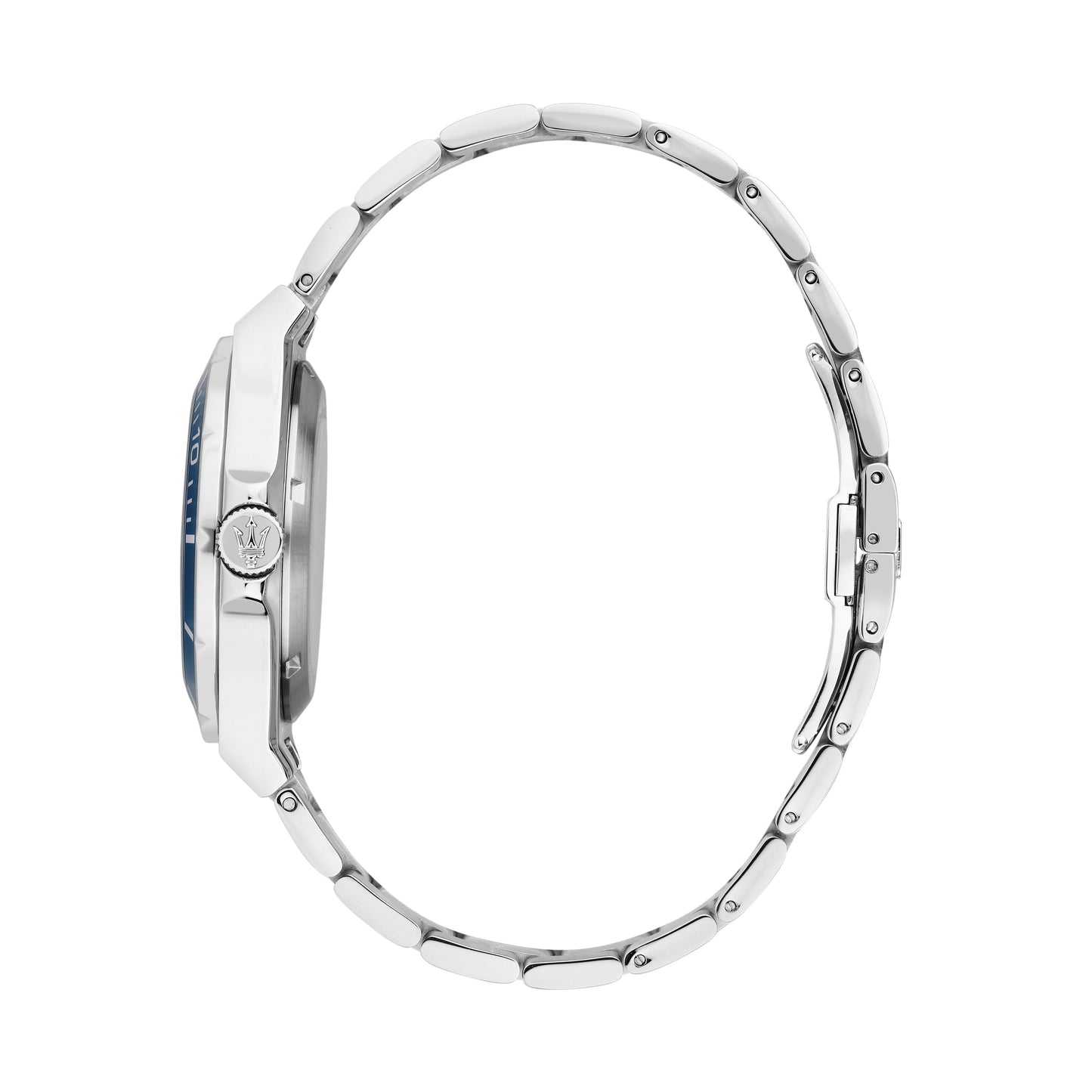 Orologio Uomo Maserati Sfida Automatico Skeleton in Acciaio Silver con Quadrante Blu R8823140019 - Maserati