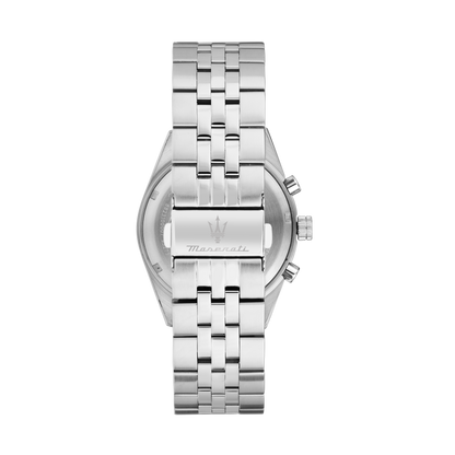 Orologio Uomo Maserati Competizione Multifunzione in Acciaio Silver con Quadrante Blu e Bracciale R8853100048