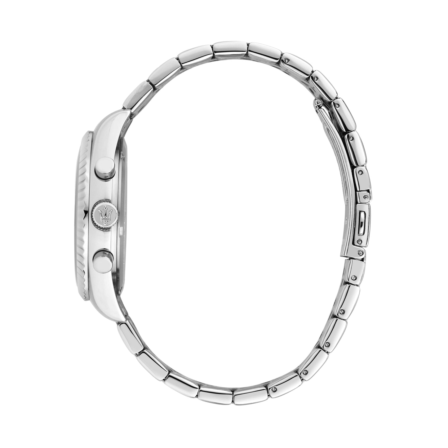 Orologio Uomo Maserati Competizione Multifunzione in Acciaio Silver con Quadrante Nero R8853100050 - Maserati