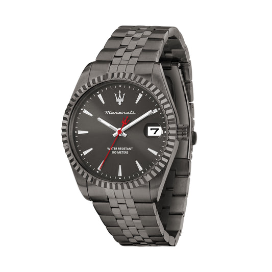 Orologio Uomo Maserati Competizione Solo Tempo in Acciaio Grigio con Datario R8853100054 - Maserati