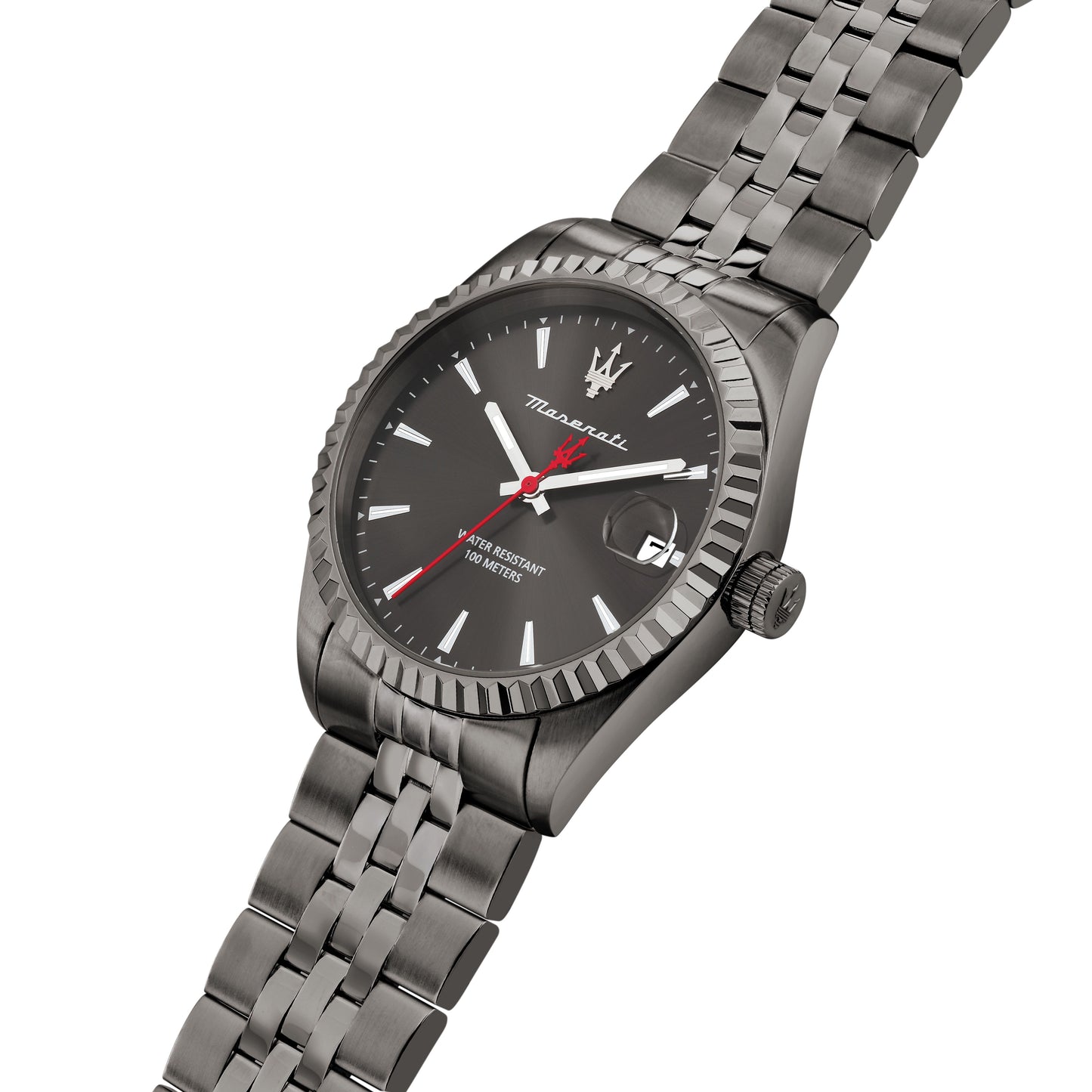Orologio Uomo Maserati Competizione Solo Tempo in Acciaio Grigio con Datario R8853100054 - Maserati