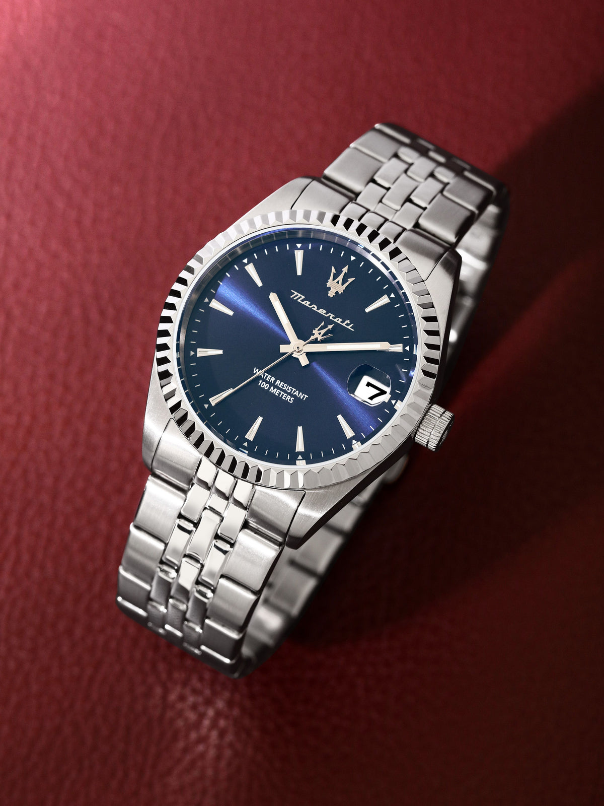 Orologio Uomo Maserati Competizione Solo Tempo in Acciaio con Quadrante Blu R8853100056 - Maserati