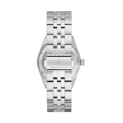 Orologio Uomo Maserati Competizione Solo Tempo in Acciaio Silver con Quadrante Verde R8853100057