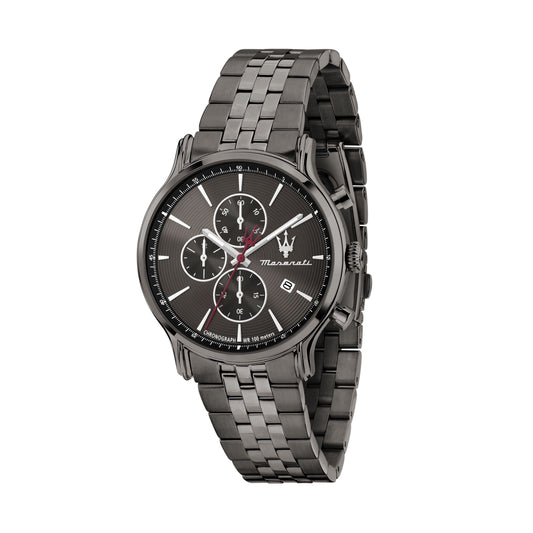 Orologio Uomo Maserati Epoca Cronografo in Acciaio Grigio con Quadrante Grigio R8873618036 - Maserati