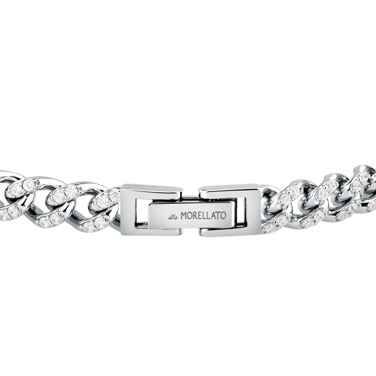 Bracciale Donna Morellato Trame in Argento Sostenibile Silver a Catena con Cubic Zirconia Bianchi SAAG02 - Morellato