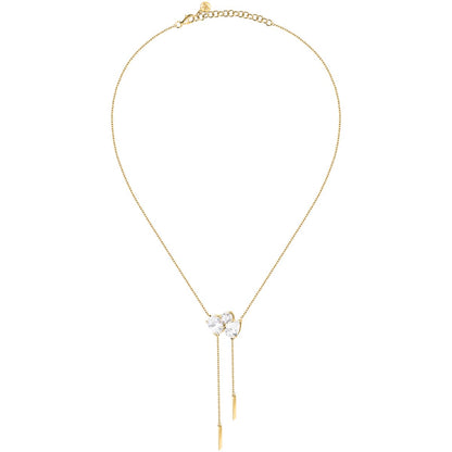 Collana Donna Morellato Riflessi Pendente con Frange in Argento Dorato con Cubic Zirconia Bianchi SABC01 - Arena Gioielli