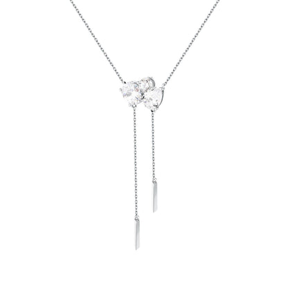 Collana Donna Morellato Riflessi Pendente con Frange in Argento con Cubic Zirconia Bianchi SABC02 - Arena Gioielli
