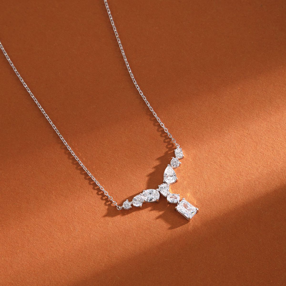 Collana Donna Morellato Riflessi Pendente a Y in Argento con Cubic Zirconia Bianchi SABC03 - Arena Gioielli