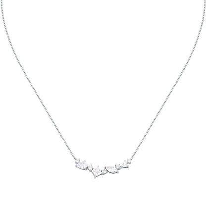 Collana Donna Morellato Riflessi Girocollo in Argento con Cubic Zirconia Bianchi SABC04 - Arena Gioielli