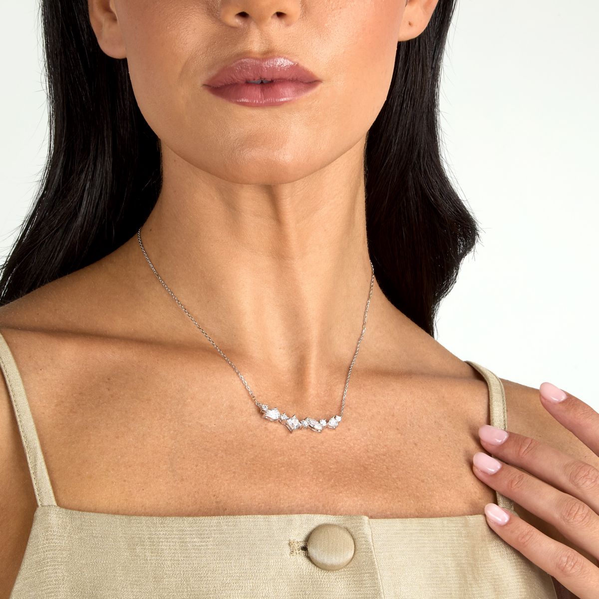 Collana Donna Morellato Riflessi Girocollo in Argento con Cubic Zirconia Bianchi SABC04 - Arena Gioielli