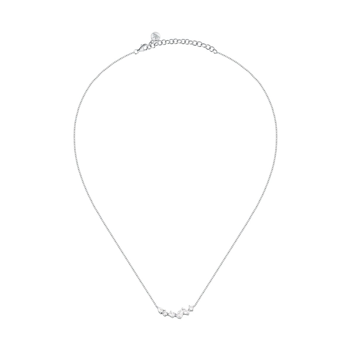 Collana Donna Morellato Riflessi Girocollo in Argento con Cubic Zirconia Bianchi SABC05 - Arena Gioielli - Morellato