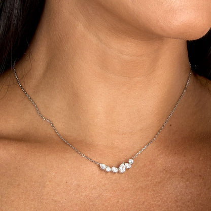 Collana Donna Morellato Riflessi Girocollo in Argento con Cubic Zirconia Bianchi SABC05 - Arena Gioielli