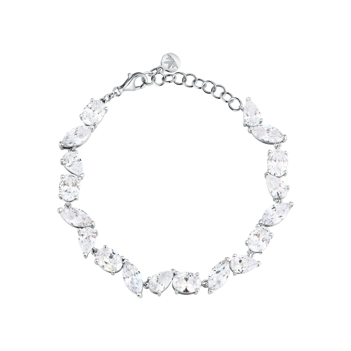 Bracciale Donna Morellato Riflessi in Argento Silver con Cubic Zirconia Bianchi SABC06 - Morellato
