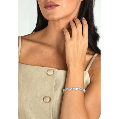 Bracciale Donna Morellato Riflessi in Argento Silver con Cubic Zirconia Bianchi SABC06