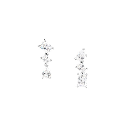 Orecchini Donna Morellato Riflessi Pendenti a Lobo in Argento con Cubic Zirconia Bianchi SABC09