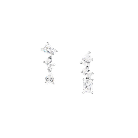Orecchini Donna Morellato Riflessi Pendenti a Lobo in Argento con Cubic Zirconia Bianchi SABC09 - Arena Gioielli  - Morellato