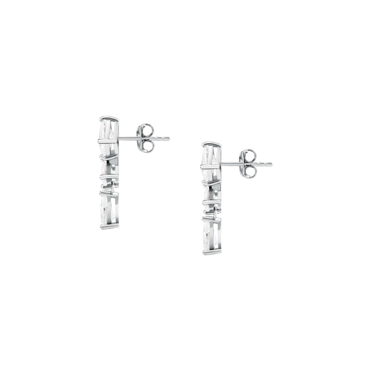 Orecchini Donna Morellato Riflessi Pendenti a Lobo in Argento con Cubic Zirconia Bianchi SABC09 - Morellato
